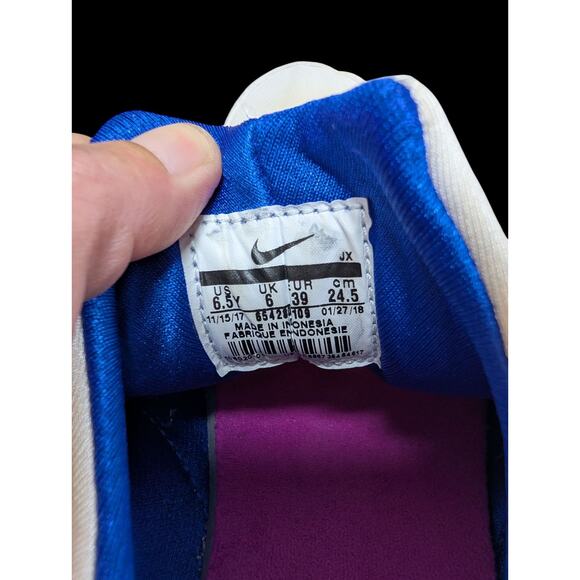 Nike Air Huarache Run GS Racer Blue Gold Youth Unisex US Size 6.5Y Y2K 90s Vibe - Picture 7 of 7